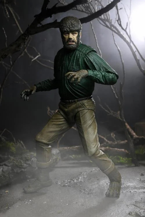 Universal Monsters Ultimate The Wolf Man Action Figure - Classic Horror Collectible for Fans, Halloween Decor, Movie Night Props