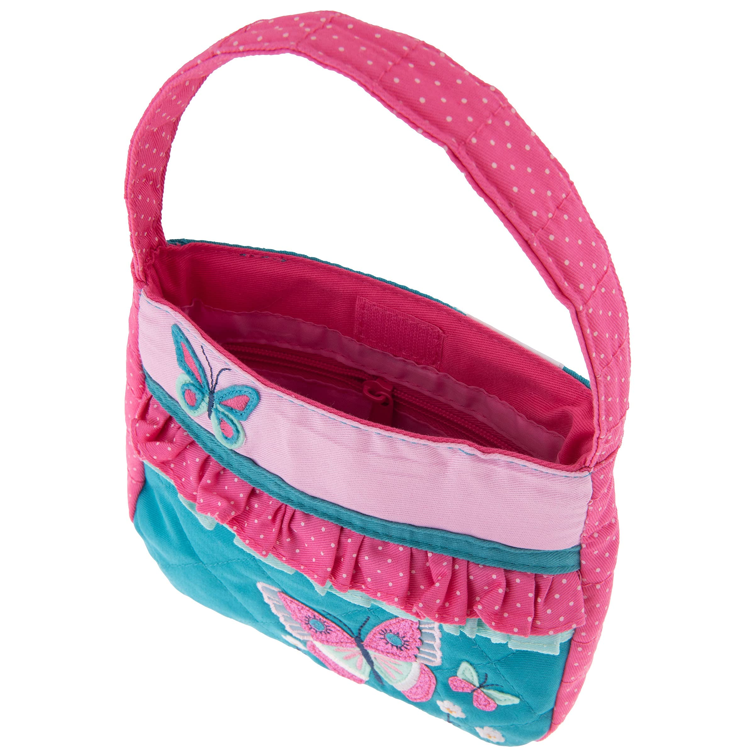 Stephen Joseph Little Girls Quilted Purse - Cute Toddler Handbag for Kids Age 3-8 | Perfect for Dress-Up, Birthday Gifts & Pretend Play