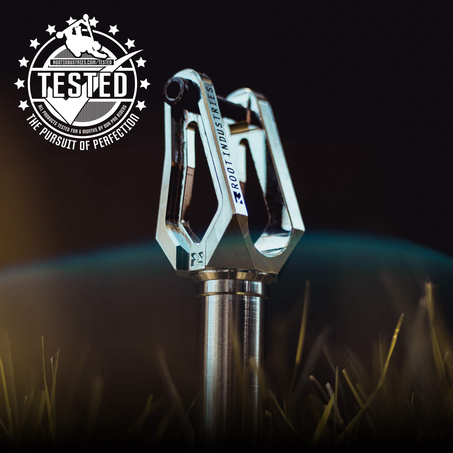 ROOT INDUSTRIES AIR Fork HIC/SCS IHC - Professional Scooter Fork for 100-120mm Wheels - Universal Fit for Most Scooters - Durable Lightweight Aluminum Design - Perfect for Kids & Adults - Ideal for Street Riding, Park Tricks and Commuting