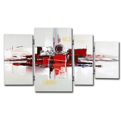 Modern Acrylic Painting on Canvas - Handmade Contemporary Wall Art for Living Room, Bedroom & Office Decor - Unique Home Decoration Gift Idea