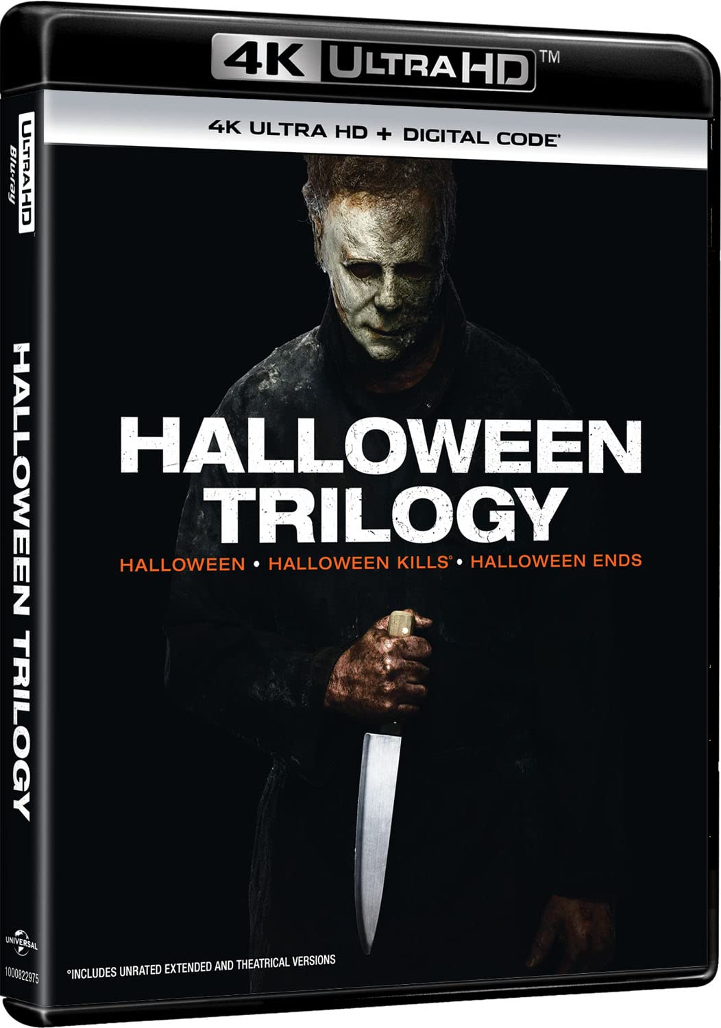 Halloween Trilogy 4K Ultra HD + Digital (Halloween, Halloween Kills, Halloween Ends) - Scary Movie Collection for Home Theater & Halloween Parties
