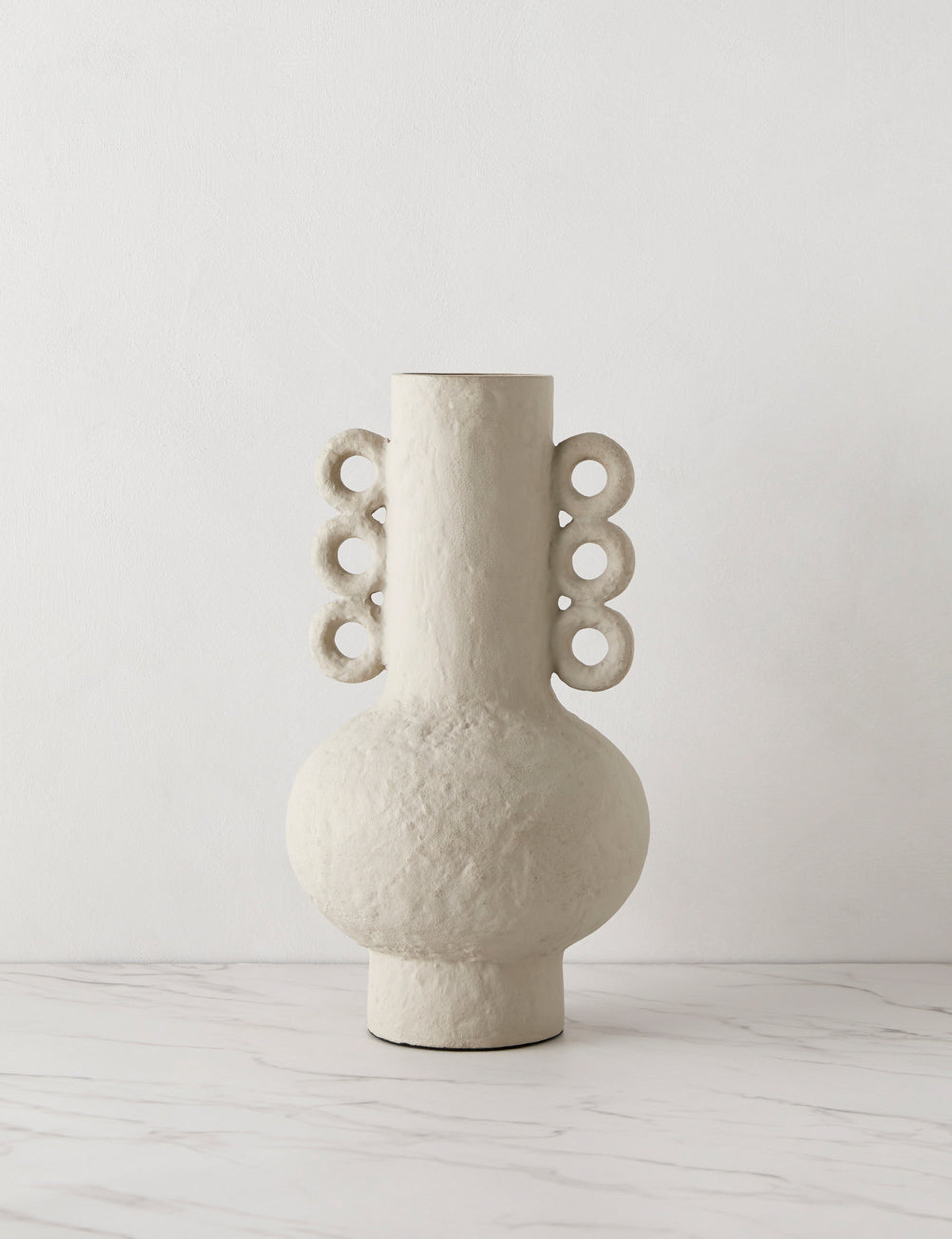 Regina Andrew Chandra Metal Decorative Vase - Modern Home Decor for Living Room, Dining Table & Office Centerpiece