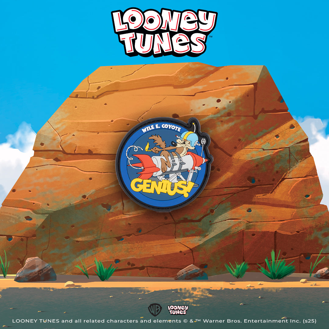 Looney Tunes Genius Patch - Fun & Educational Iron-On Patches for Kids' Backpacks & Jackets - Perfect for School, Gifts & Cartoon Fans