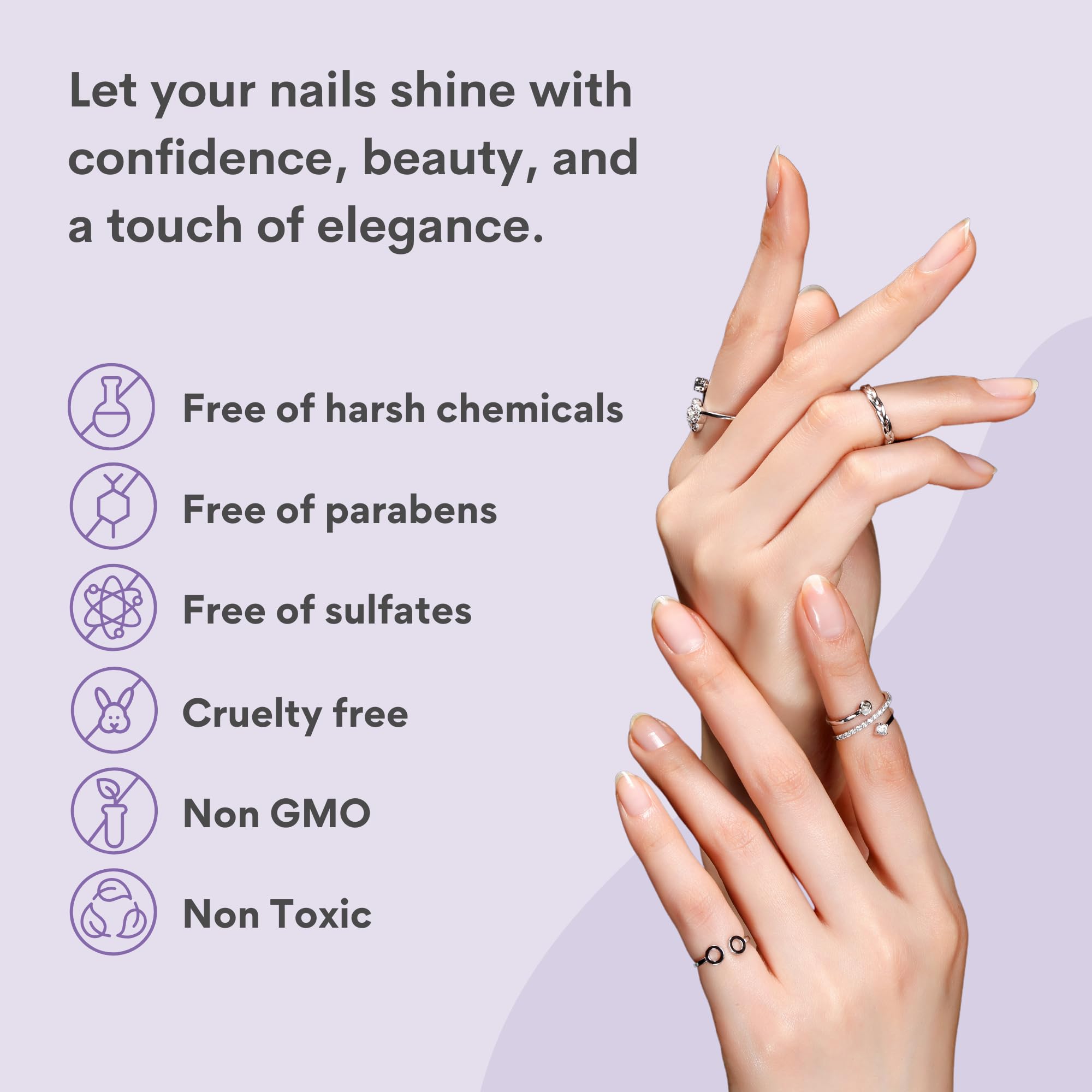C CARE Cuticle Oil for Nails - Lavender & Chamomile Nail Oil - Moisturizing & Strengthening Treatment for Dry Brittle Nails & Cuticles - Includes Dropper & Brush - 2.5 oz Large Bottle - Perfect for Manicures, Pedicures & At-Home Nail Care