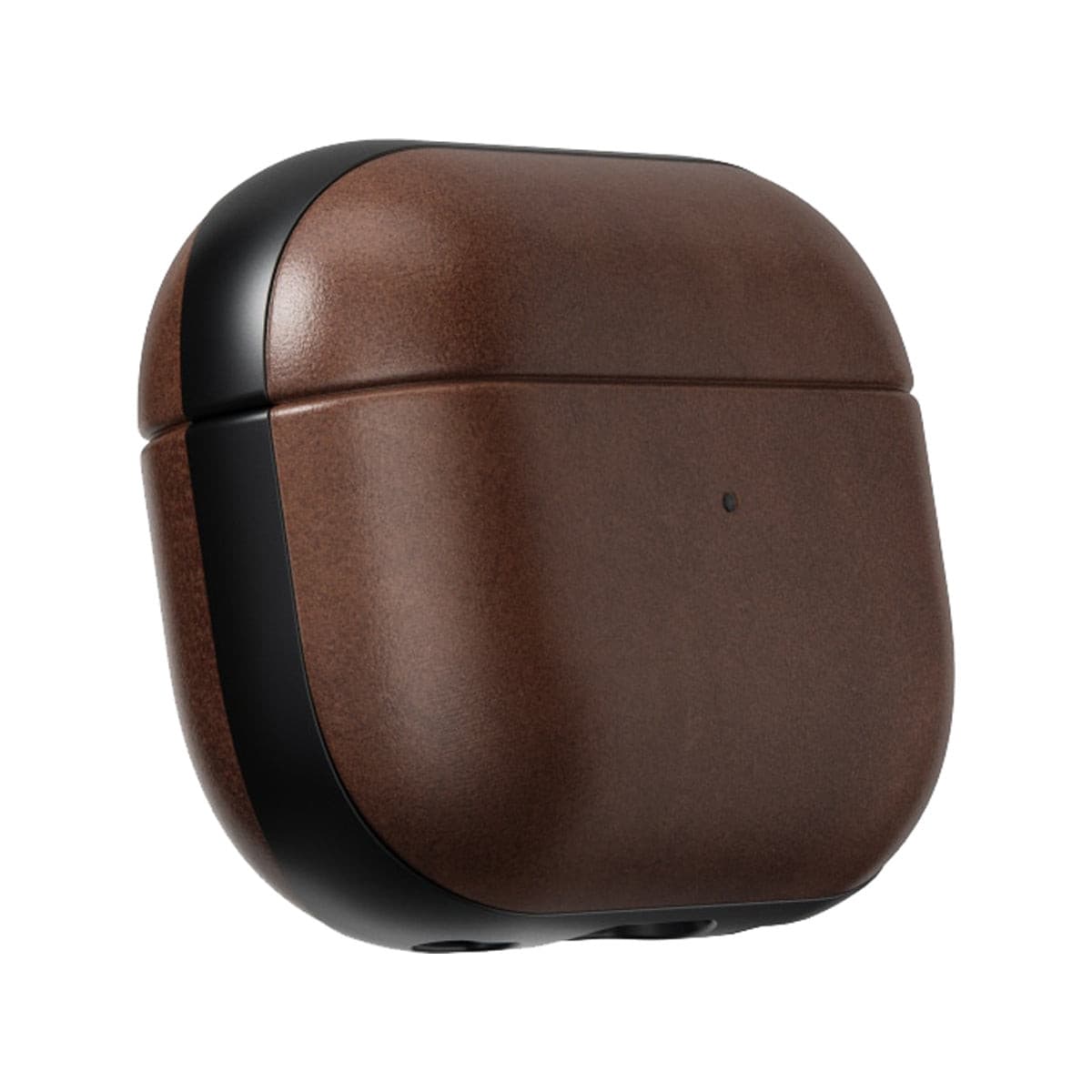 Premium Nomad Modern Leather Case for AirPods Pro 2 - Genuine Rustic Brown Horween Leather - Protective & Stylish Cover for Travel, Work & Everyday Use