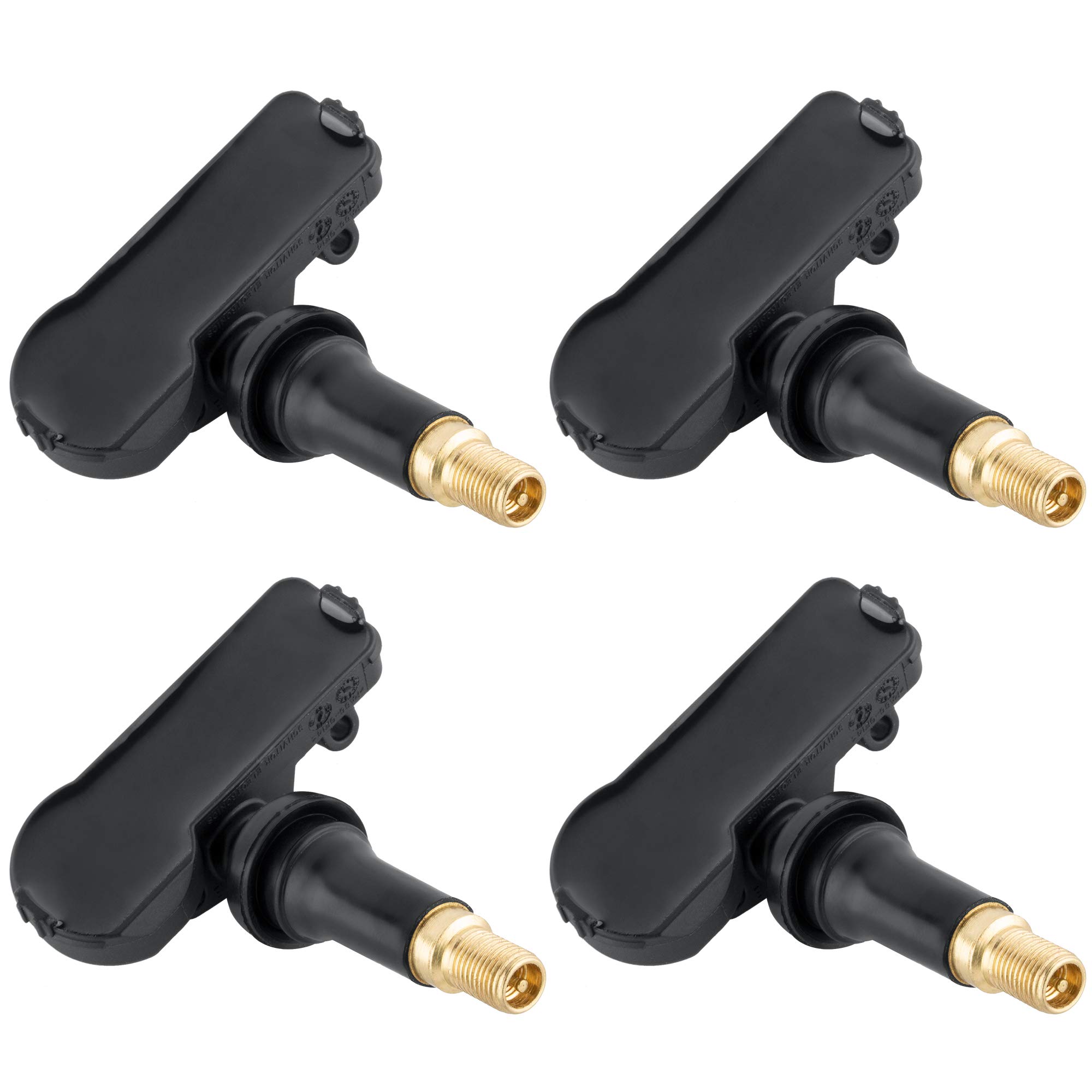 BOXI 4-Pack TPMS Tire Pressure Monitoring System Sensors 433MHz - Compatible with Jeep Wrangler, Dodge Ram & Charger - Replacement for 56029398AB, 68142397AA, 68241067AA, 68241067AB - Ensure Safe Driving & Optimal Tire Performance
