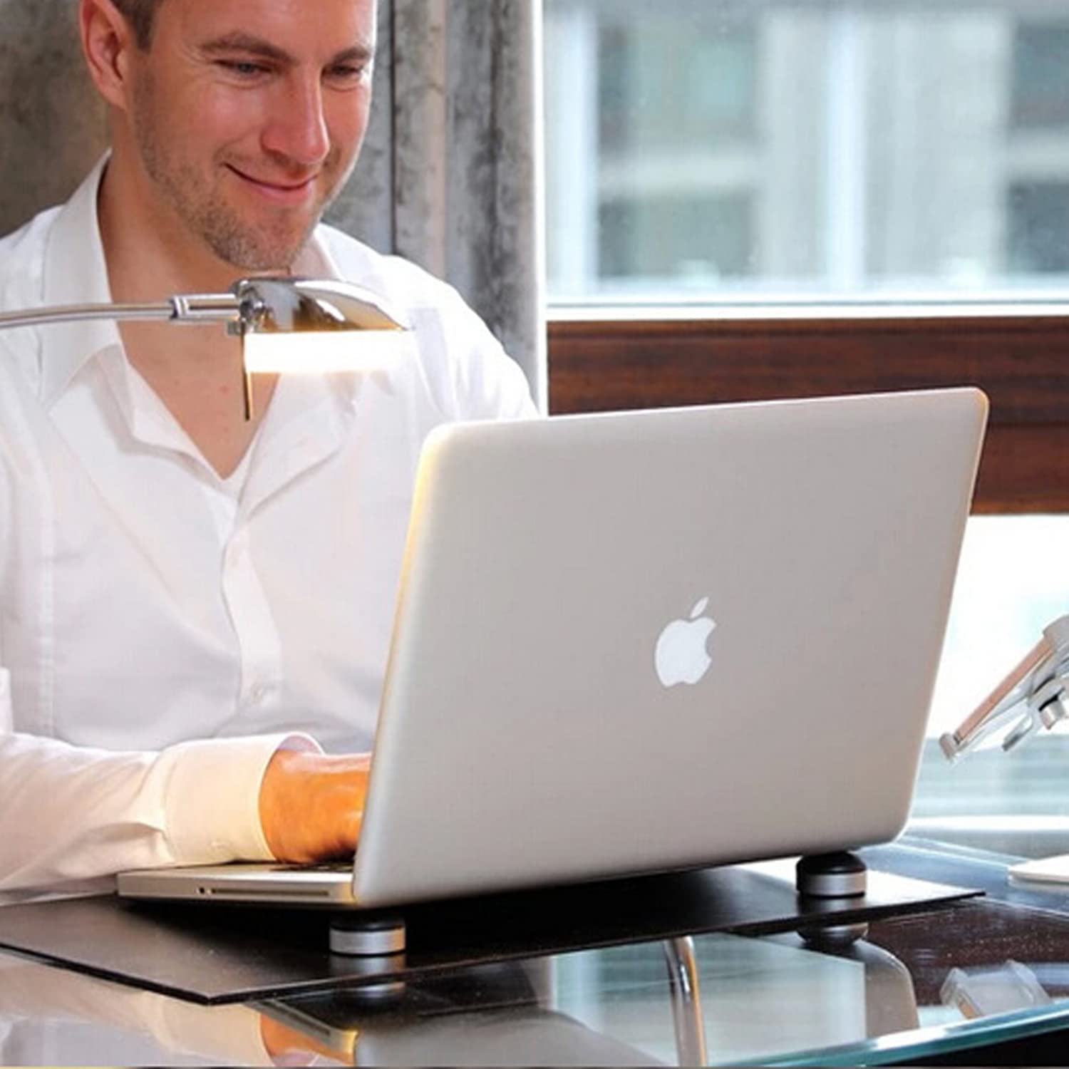2 Pcs Portable Laptop Cooling Stand with Silicone Balls - Magnetic Heat Reduction Pad for Notebooks & Laptops - Perfect for Office, Gaming & Travel Use