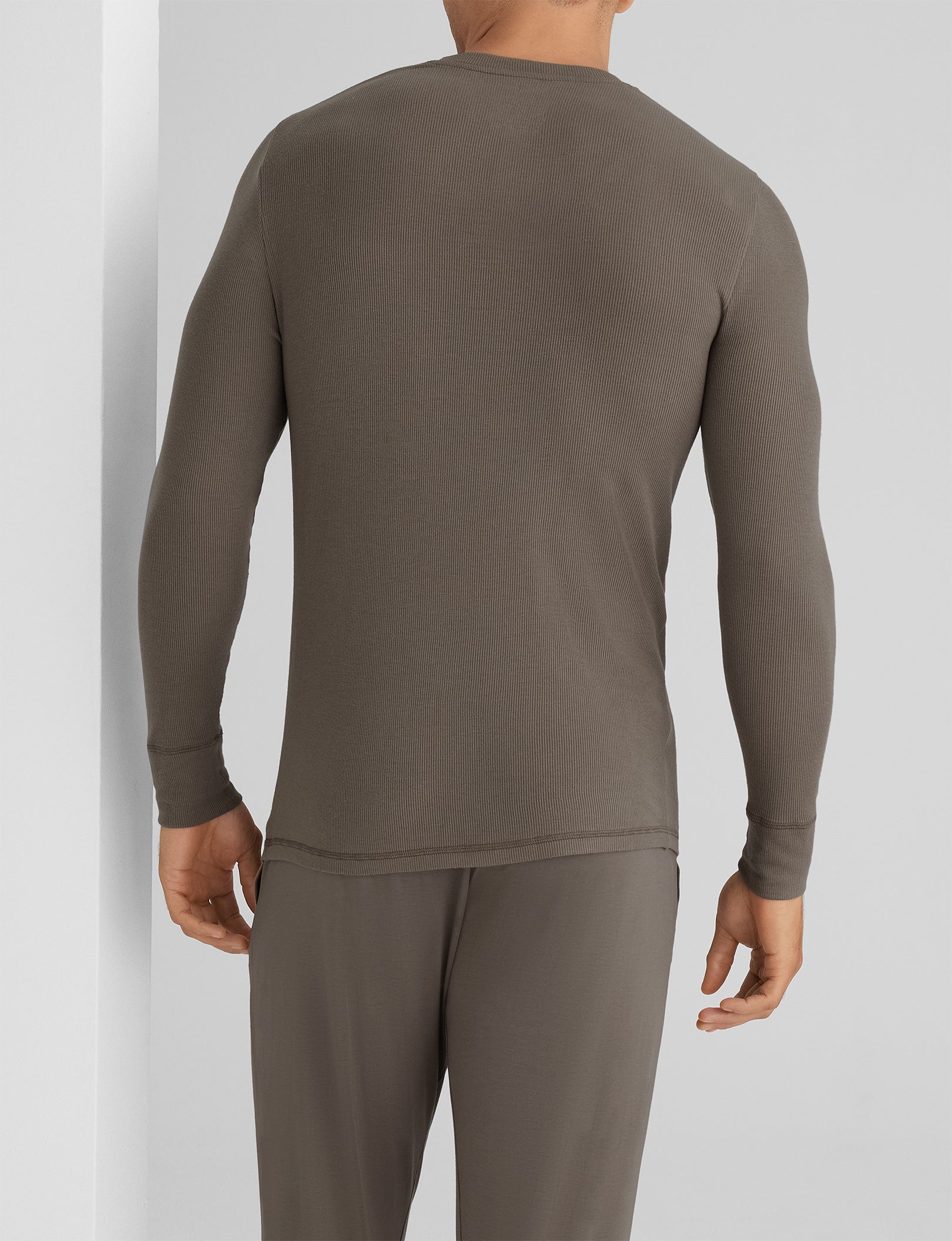 Premium Men's Henley Shirt & Jogger Pajama Set - Soft Cotton Lounge Wear for Relaxing at Home, Sleepwear & Comfortable Outfit for Lounging, Travel & Casual Wear