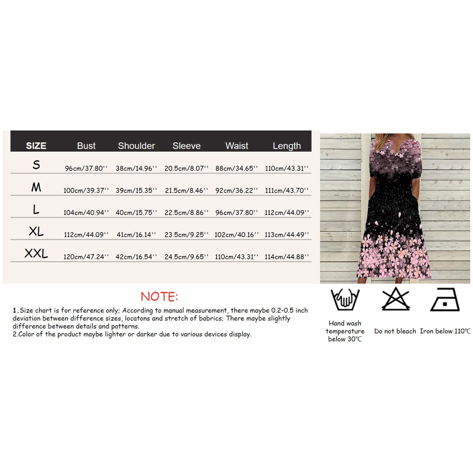 2023 Women's Floral V-Neck Long Sleeve Maxi Dress - Summer Casual Beach Dress for Women | Perfect for Vacations, Outdoor Parties & Boho Fashion