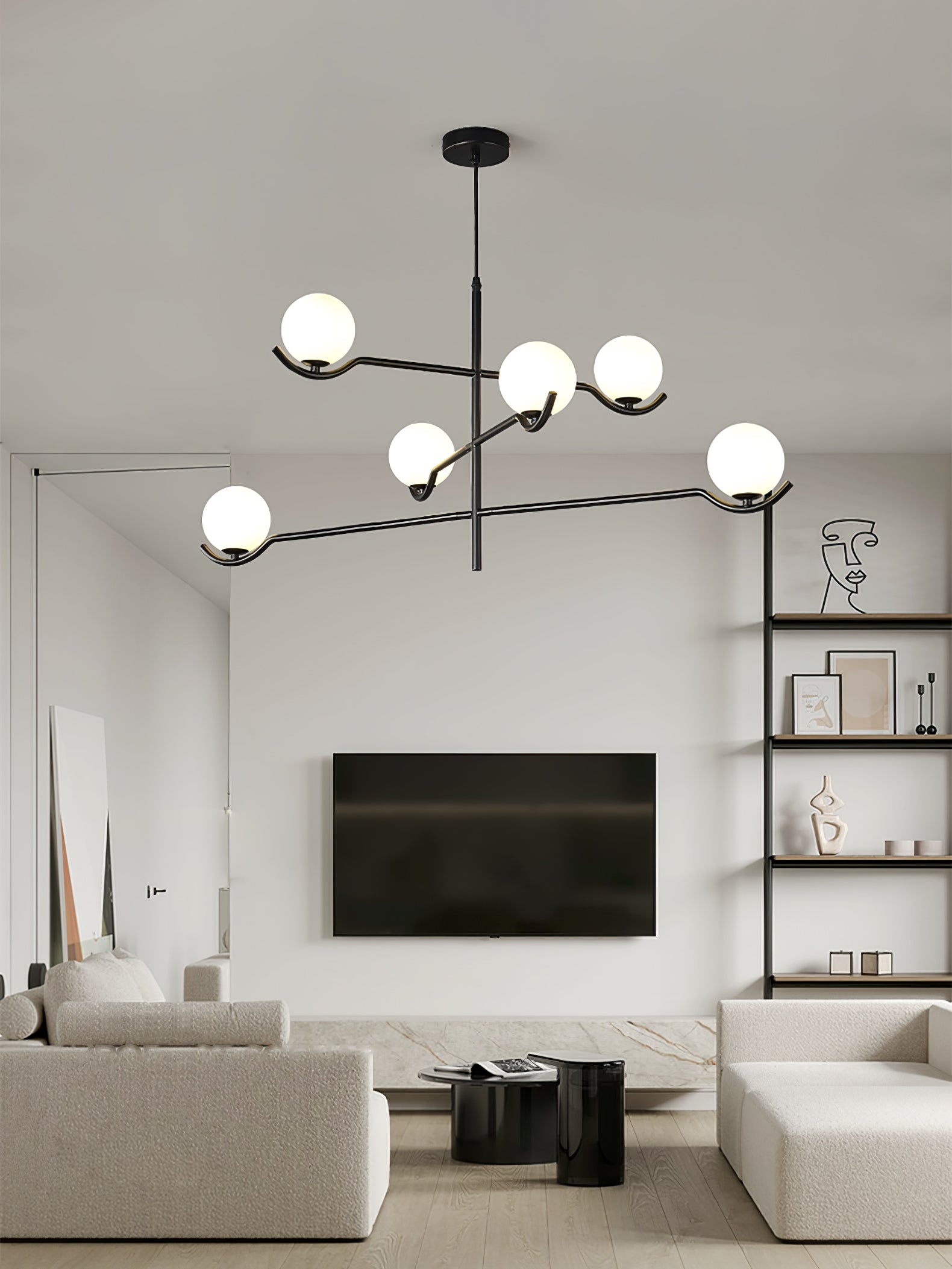 Elegant Doris Crystal Chandelier - Modern Ceiling Light Fixture for Dining Room, Living Room & Bedroom | Perfect for Home Decor & Wedding Events