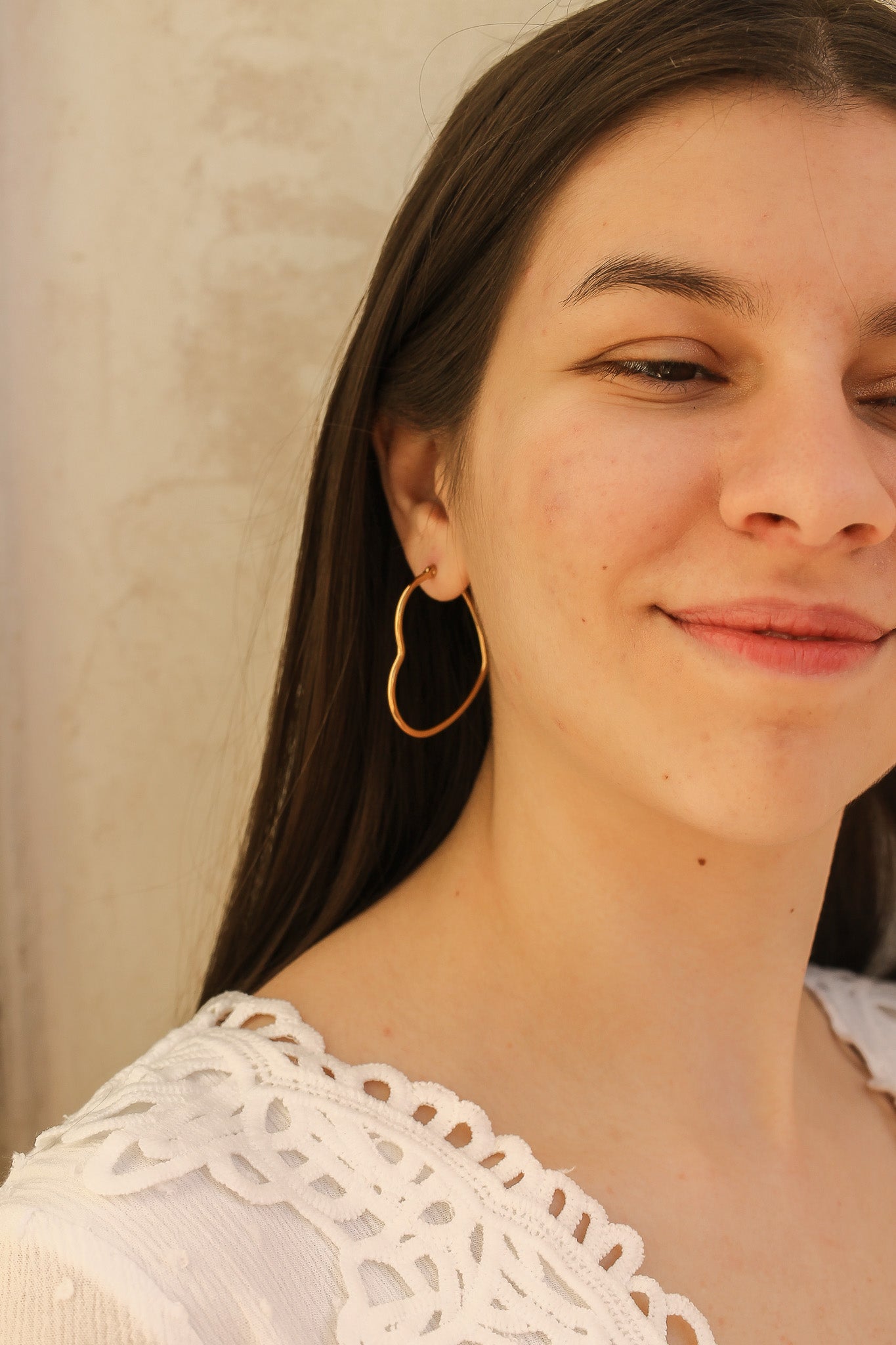 Jumbo Heart Hoop Earrings - Large Gold Plated Dangle Earrings for Women | Perfect for Valentine's Day, Date Night & Special Occasions