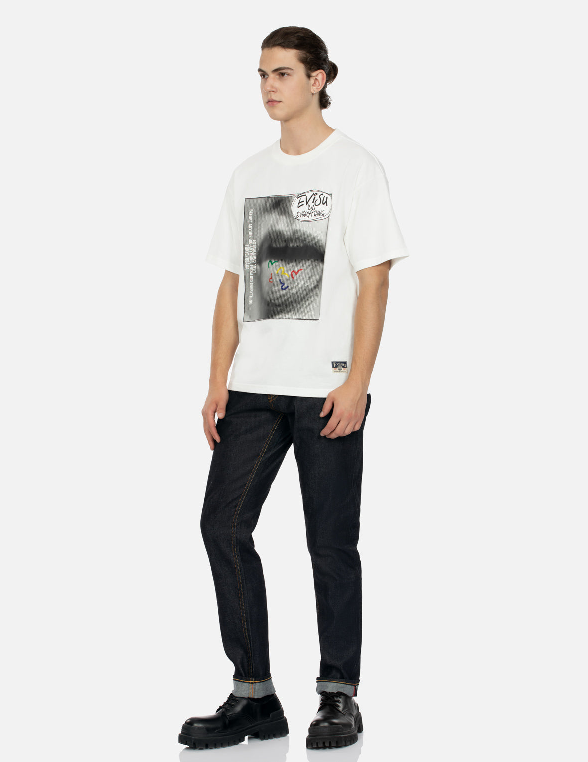 Vintage Graphic Print Relaxed Fit T-Shirt for Men - Soft Cotton Casual Tee for Everyday Wear, Street Style & Retro Fashion