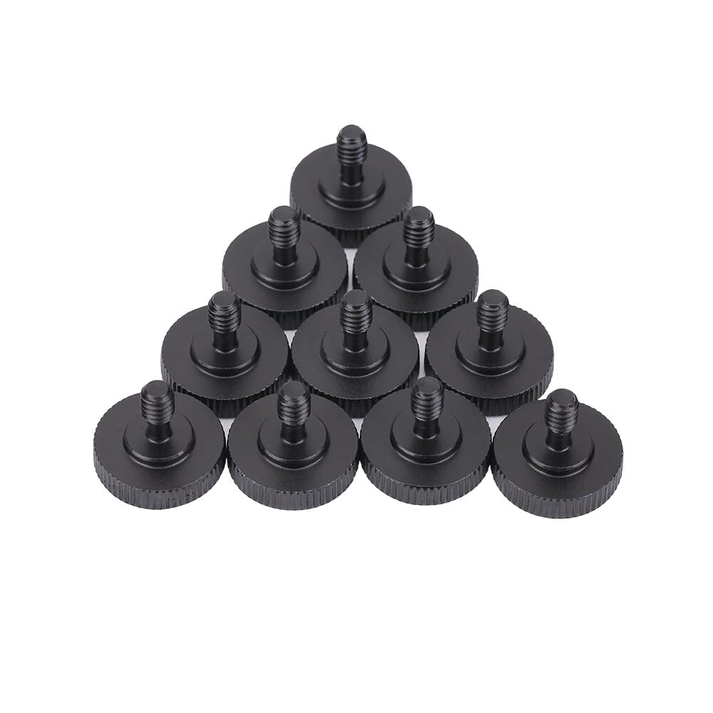 10 Pcs Camera Quick Release Thumb Screw Tripod L Bracket - 1/4