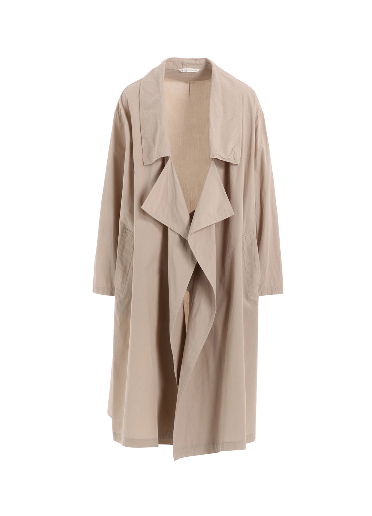 Premium Cotton Broadcloth Dyed Big Collar Trench Coat for Women - Stylish Outerwear for Fall & Winter Fashion, Office Wear & Casual Outings