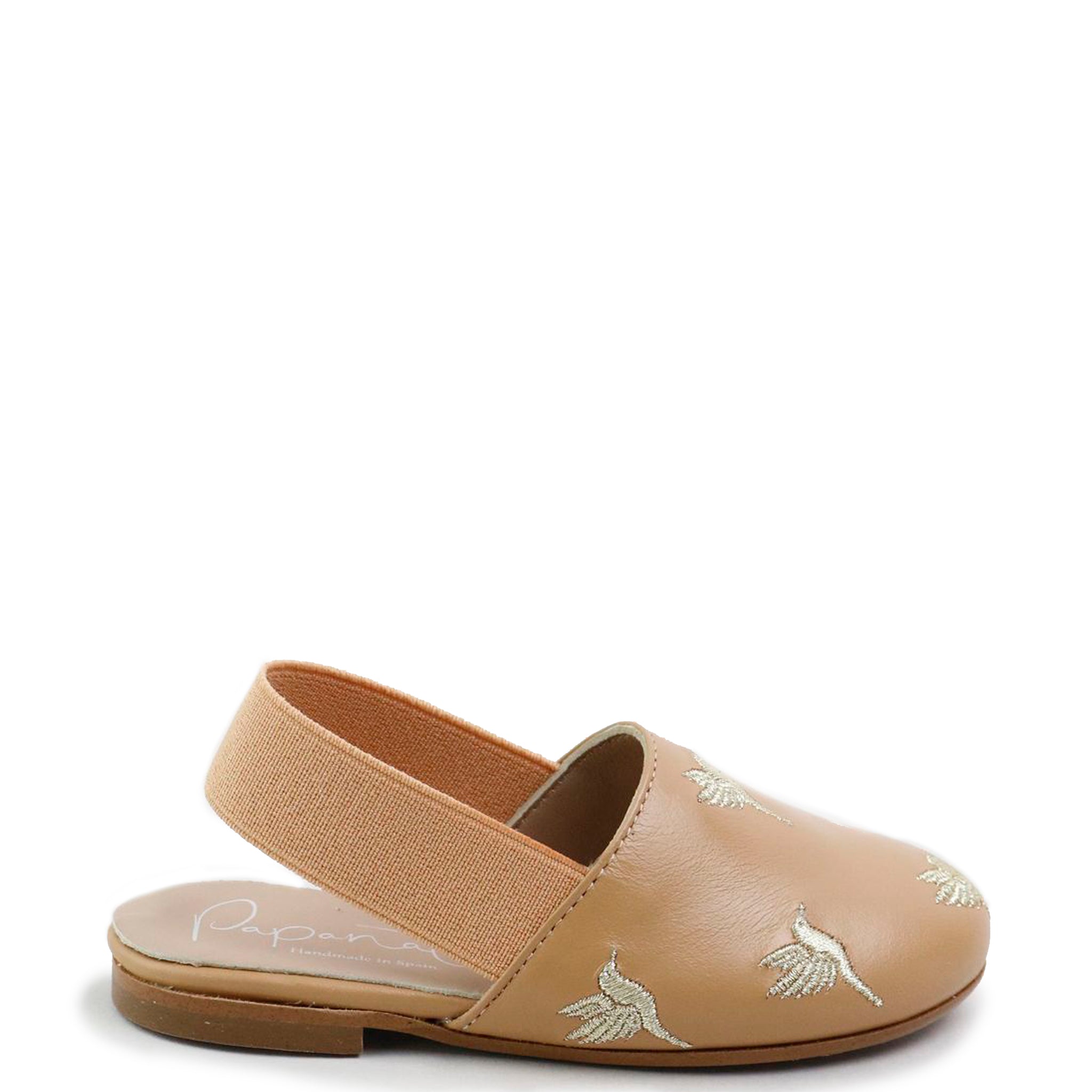 Papanatas Hummingbird Embroidered Slingback Shoes - Women's Floral Summer Sandals for Beach, Wedding & Casual Outfits