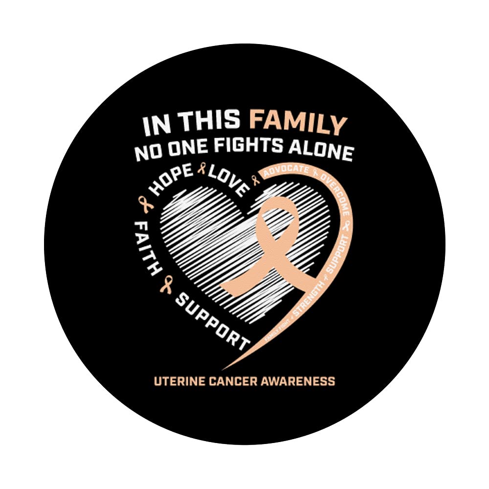 Uterine Cancer Awareness Gifts for Women - PopSockets Swappable PopGrip for Mom & Daughter - Support & Awareness Accessories for Phone, Tablet, or Laptop