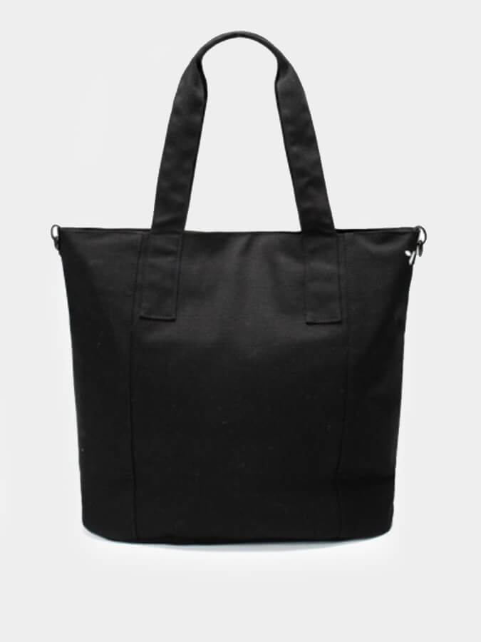 Vooray Zoey Organic Cotton Tote Bag - Eco-Friendly Reusable Shopping Bag for Groceries, Beach, Work & Travel