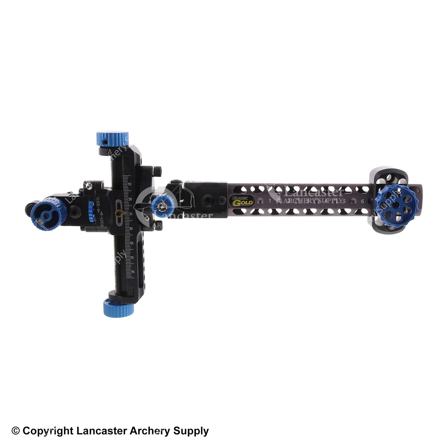 Black Gold Competition 2A Sight with 6 Wing Truss Dovetail - Precision Archery Sight for Target Shooting & Bow Hunting | Perfect for Outdoor Sports & Tournament Competitions