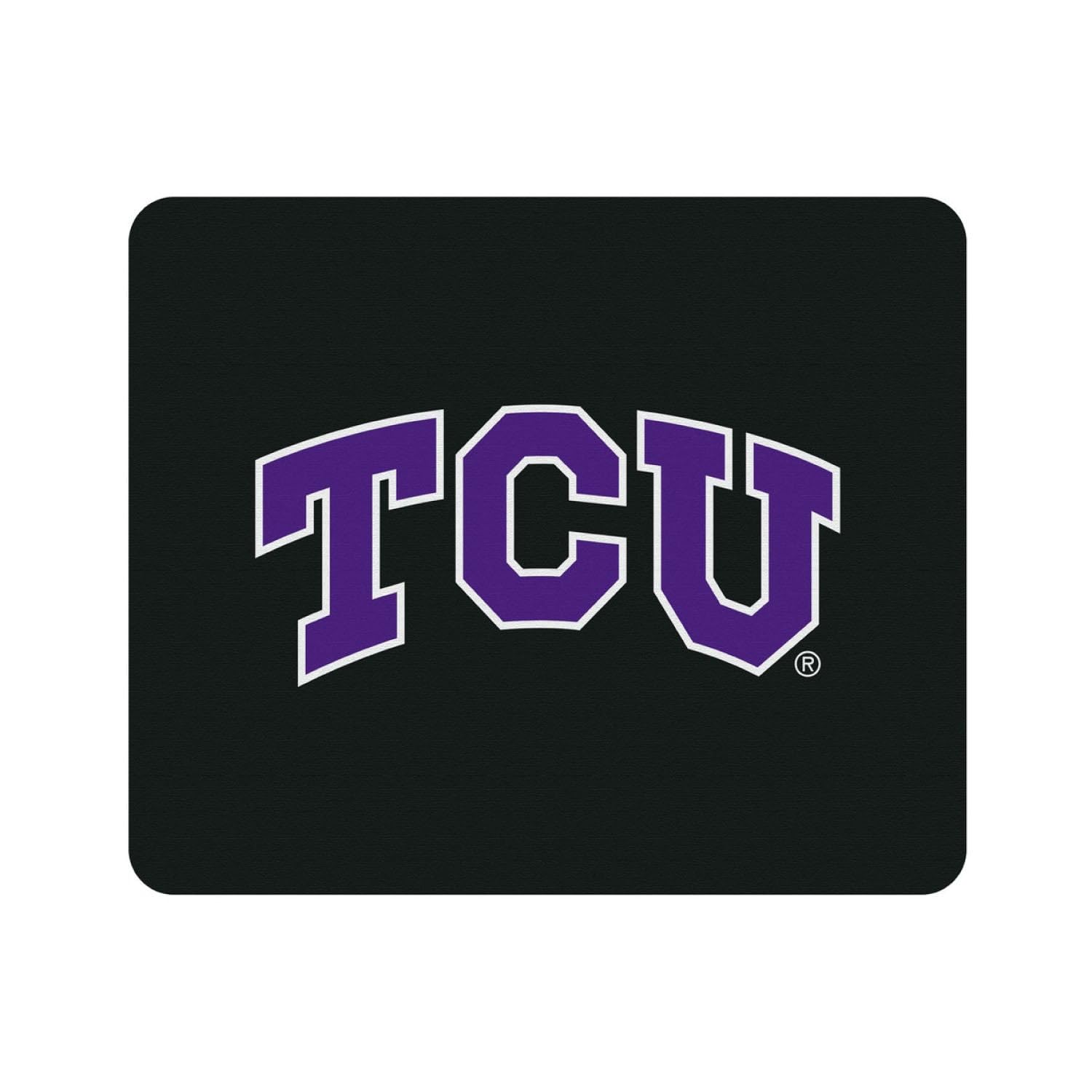 Texas Christian University TCU Logo Mouse Pad - Non-Slip Fabric Gaming & Office Desk Mat for Computers, Laptops - Perfect for Work, Study & Gaming Setup