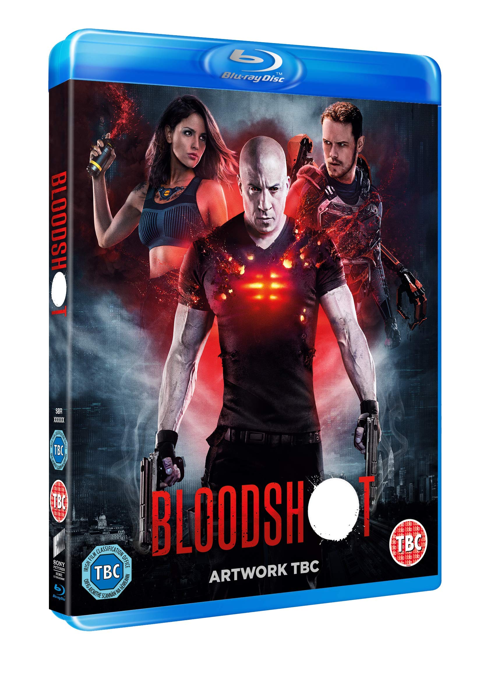 Bloodshot (2020) Blu-ray Movie - Region Free - Action Sci-Fi Film Starring Vin Diesel - Perfect for Home Theater & Movie Night Collections