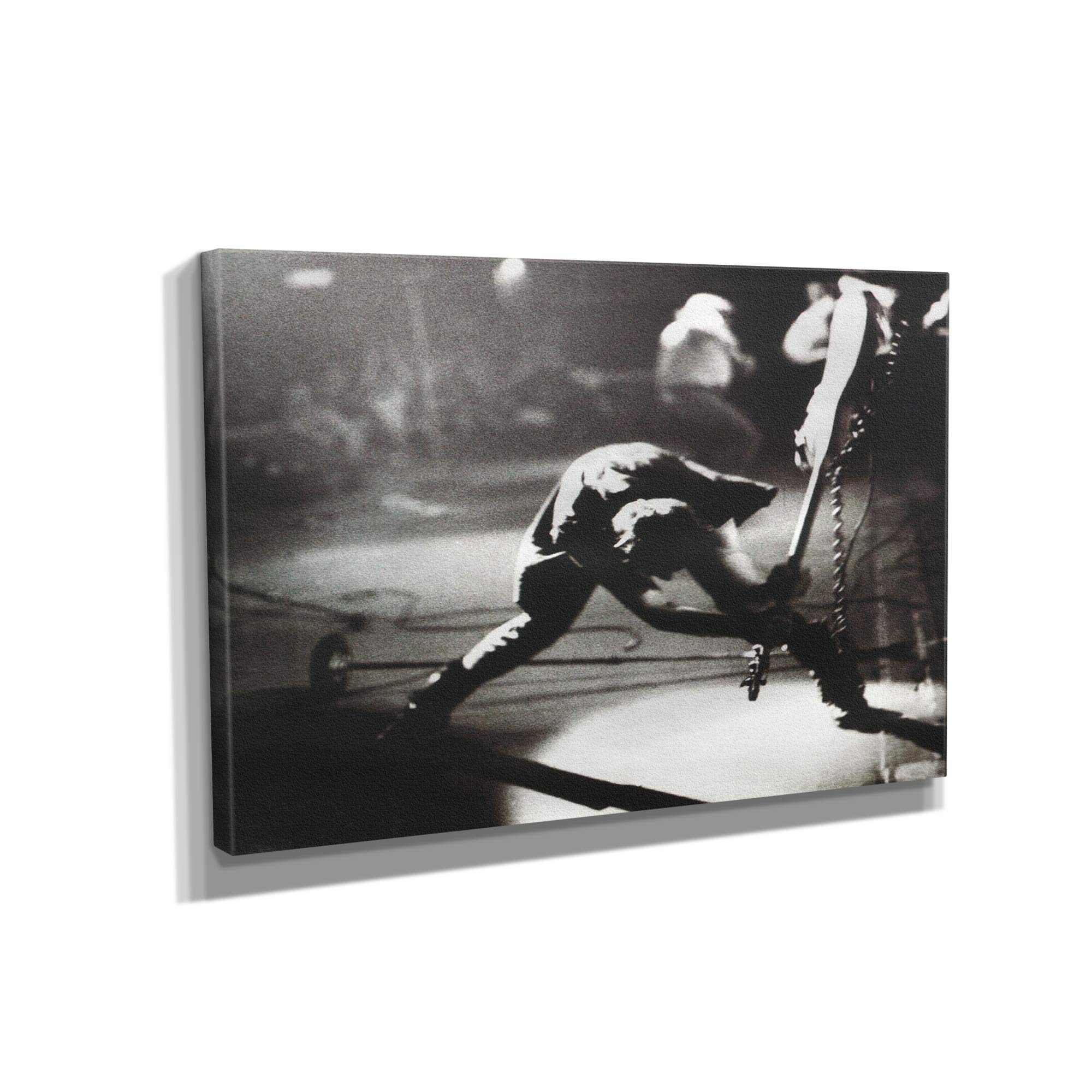 The Clash - London Calling Canvas Wall Art Framed Print - Vintage Music Poster Decor (12x18 Inch) - Perfect for Living Room, Bedroom & Office Decor