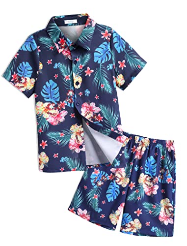 Blue - Hawaiian Print