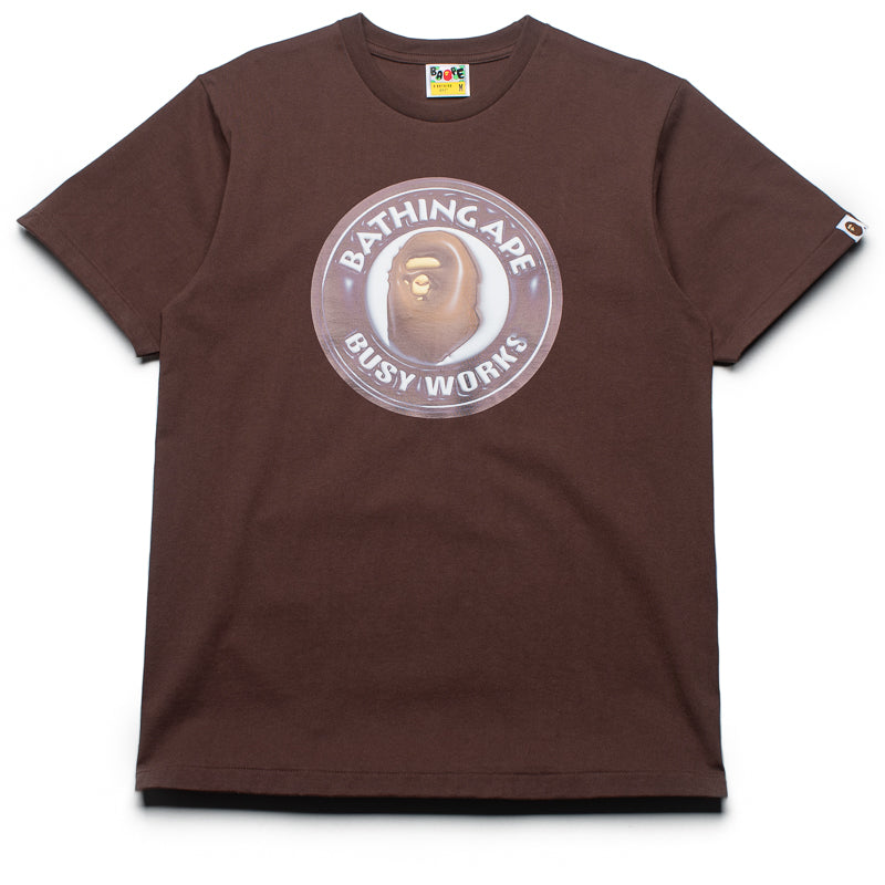 BAPE 3D Busy Works Graphic T-Shirt for Men - Brown | Streetwear Fashion & Casual Wear