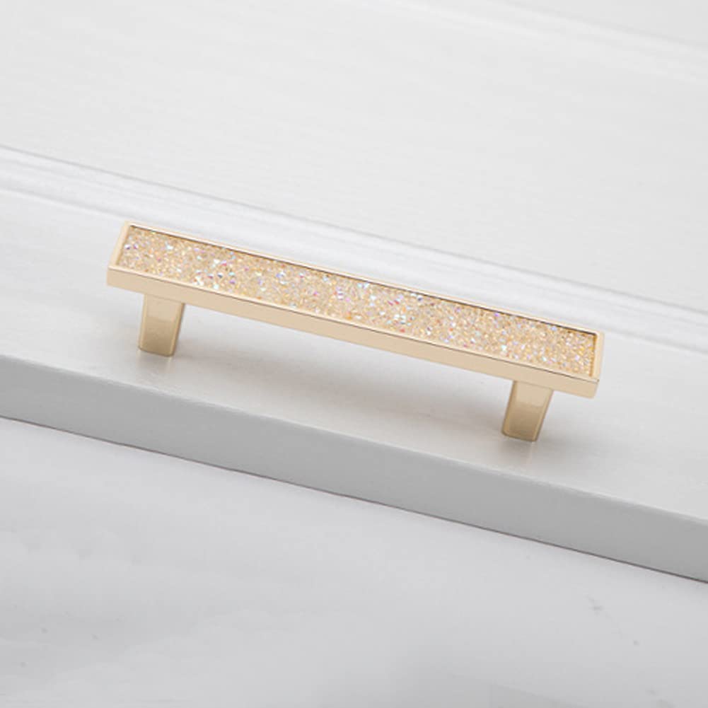 Crystal Rhinestone Drawer Knobs - 96mm Zinc Alloy Handles for Wardrobe & Kitchen Cabinets