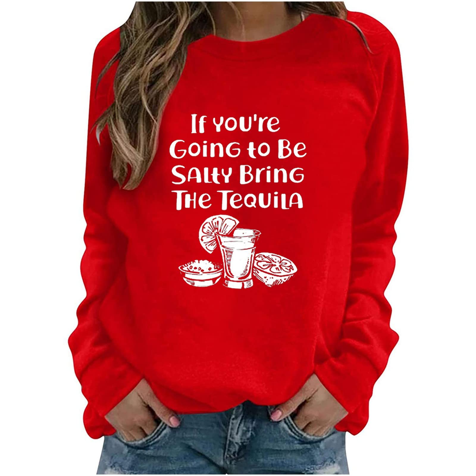 Trendy Women's Winter Fall Sport Sweatshirt - Long Sleeve Crewneck Graphic Workout Hoodie for Women | Gym, Running, Yoga & Casual Wear | 2022 Fashion C4