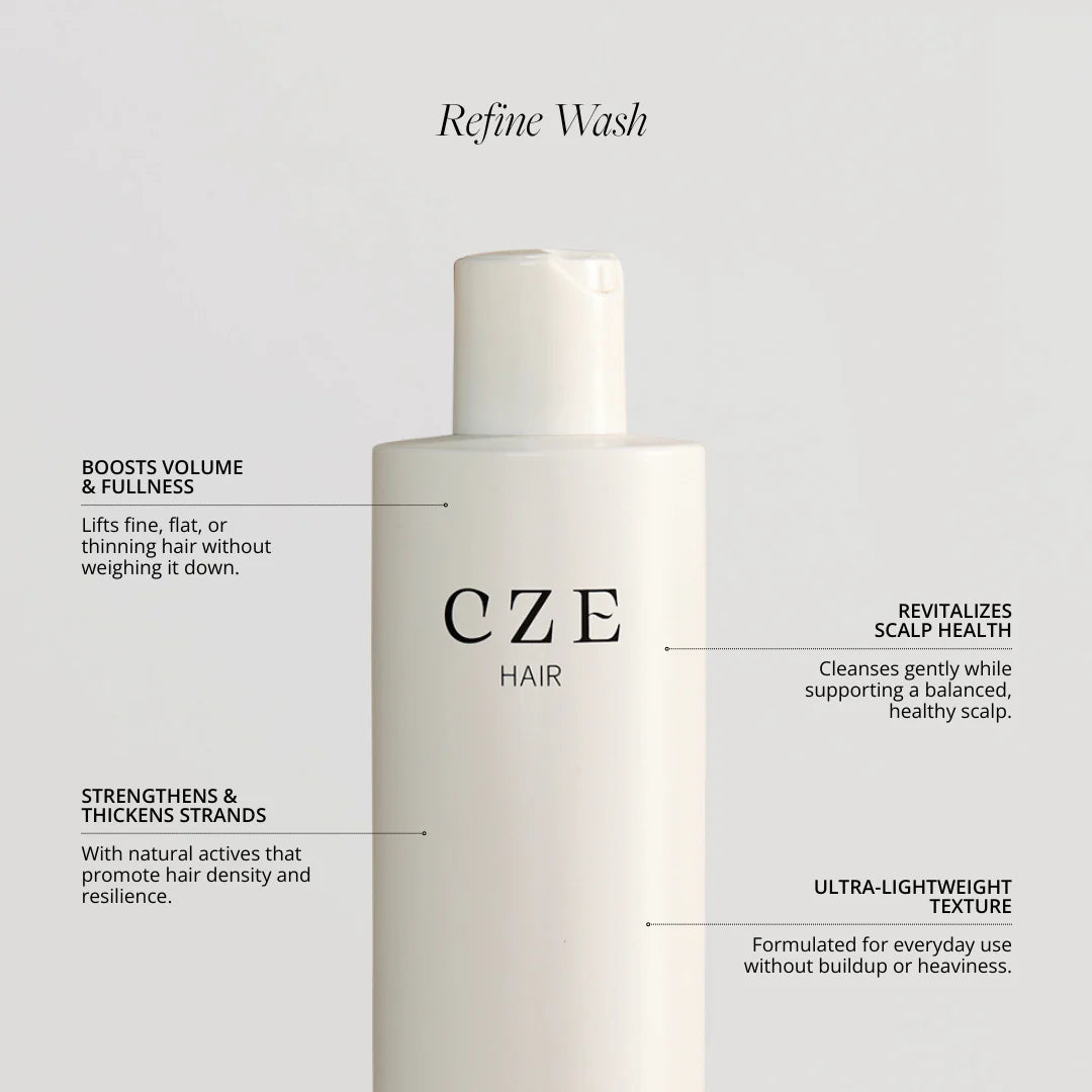 CZE Refine Wash - Gentle Exfoliating Face Wash for Clear, Smooth Skin | Perfect for Daily Skincare Routine & Acne-Prone Skin