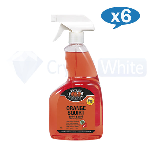 Citrus Resources Orange Squirt Spray and Wipe - All-Purpose Cleaner for Kitchen, Bathroom & Home Surfaces | Fresh Orange Scent