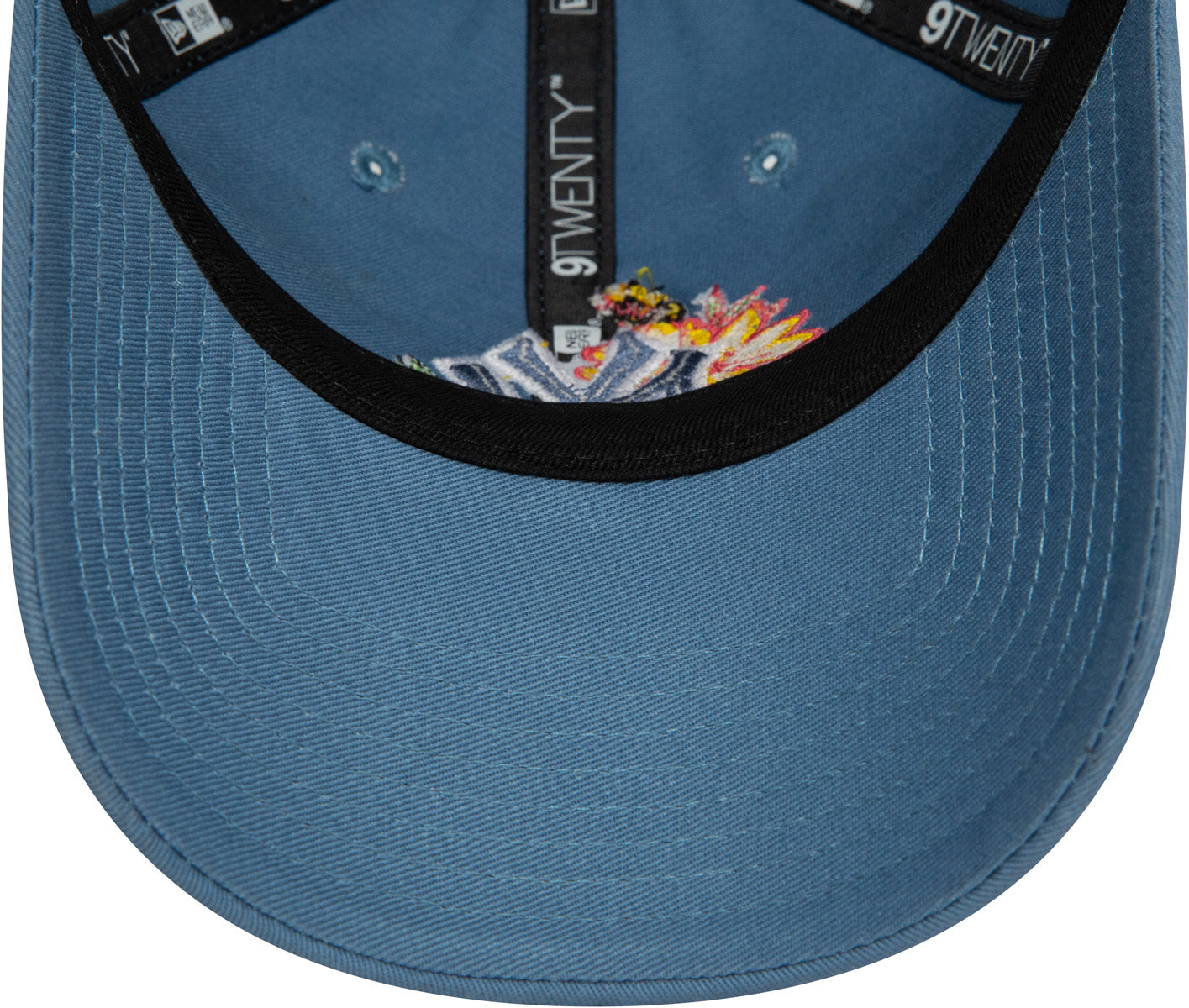 New York Yankees New Era 9Twenty MLB Floral Blue Baseball Cap for Men & Women - Adjustable Snapback Hat for Baseball Fans, Streetwear Fashion & Outdoor Activities