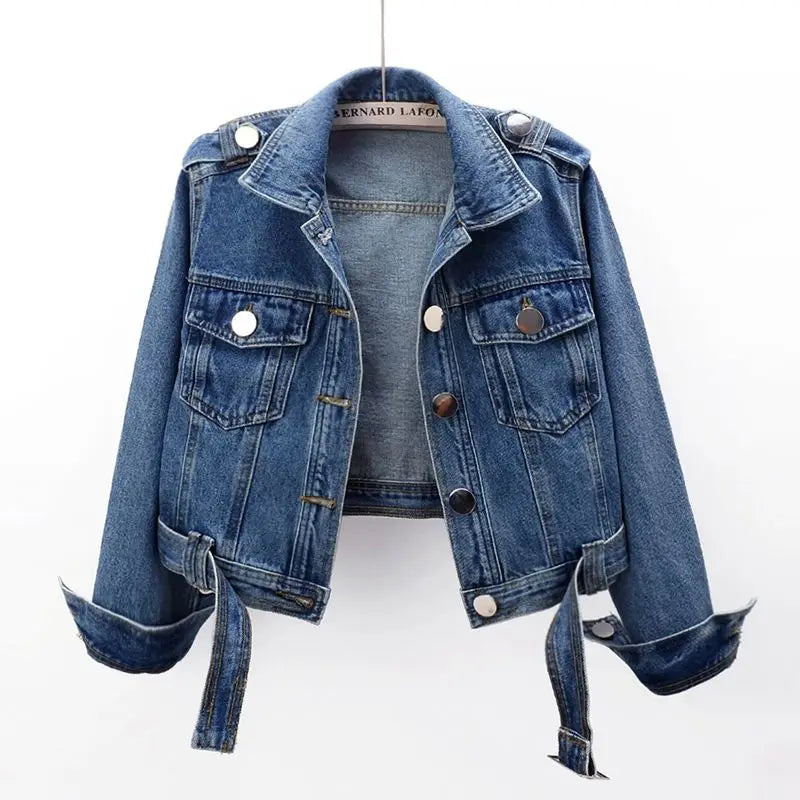 Women's Denim Jacket - 2020 Spring Summer Fall Casual Streetwear for Women | Office & Daily Wear | Fashion Outerwear for OL & Female Professionals
