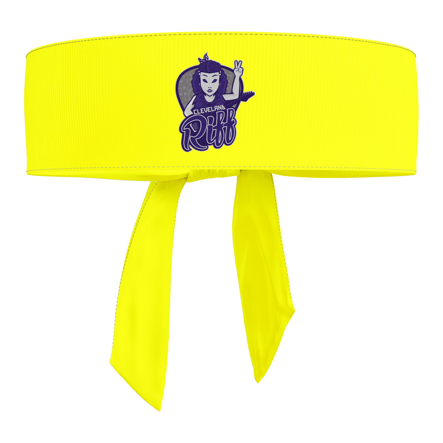 Cleveland Riff Headbands for Women & Men - Soft & Stretchy Yoga Headbands for Workouts, Running, Tennis & Sports - Non-Slip Hair Accessories for Active Lifestyles