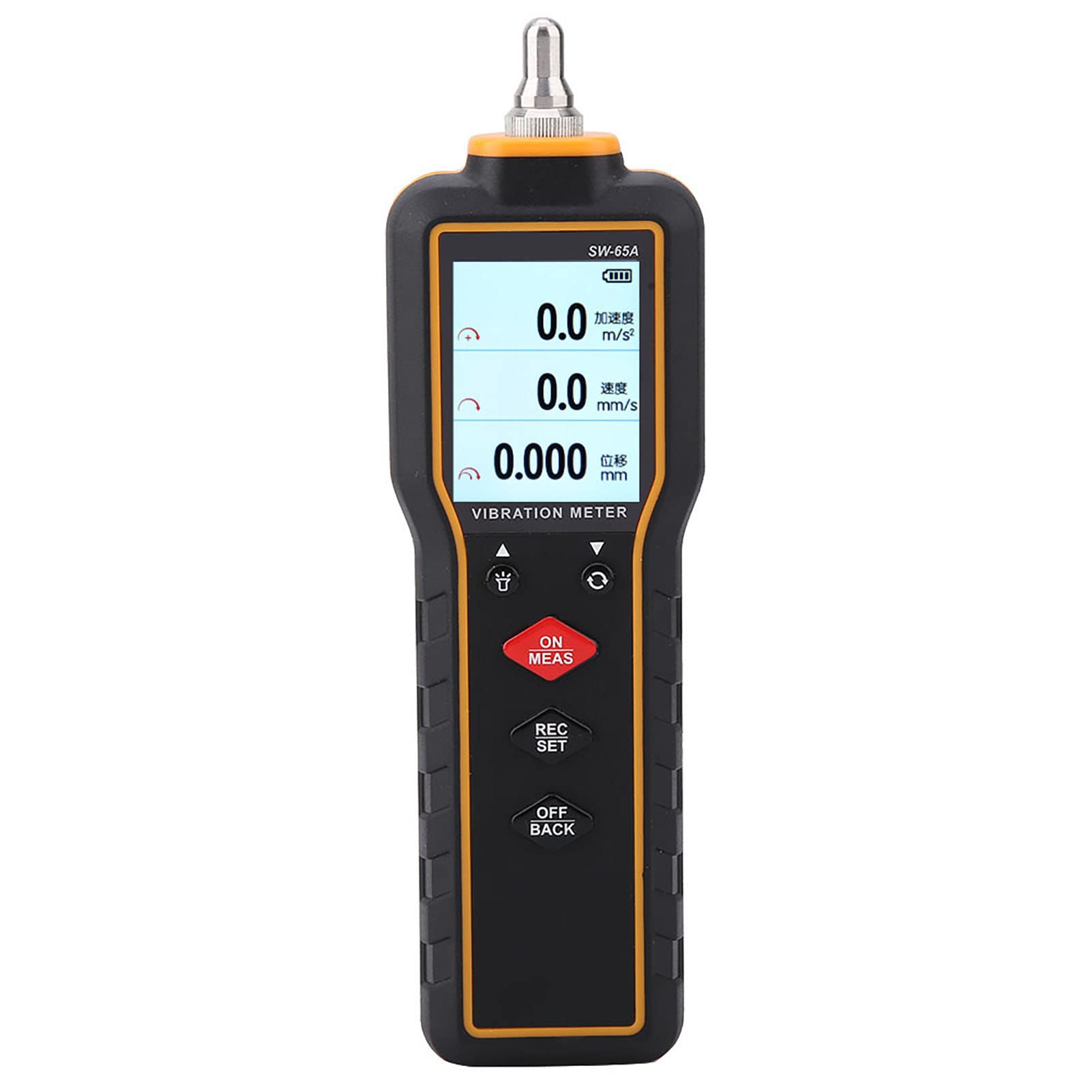 SW-65A Digital Handheld Vibration Meter - Portable Vibration Tester for Industrial Equipment, HVAC Systems & Machinery Maintenance | Accurate Vibration Measurement Tool