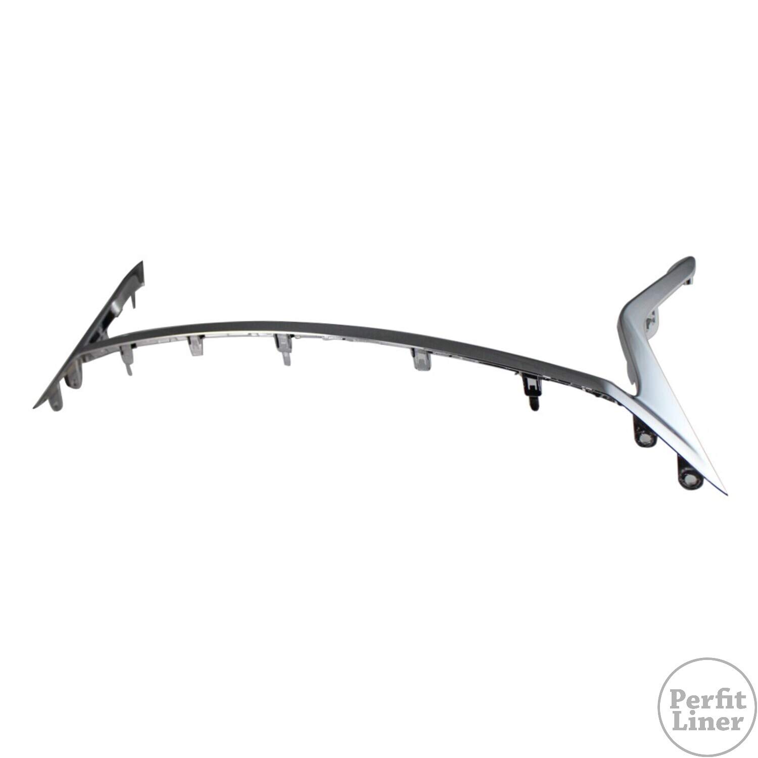 Perfit Liner Replacement Front Chrome Grille Grill Molding for Lexus GS350 GS450h (2006-2011) - Compatible with LX1210107 & 5271130270 - Upgrade Your Car's Appearance for Daily Driving & Special Occasions