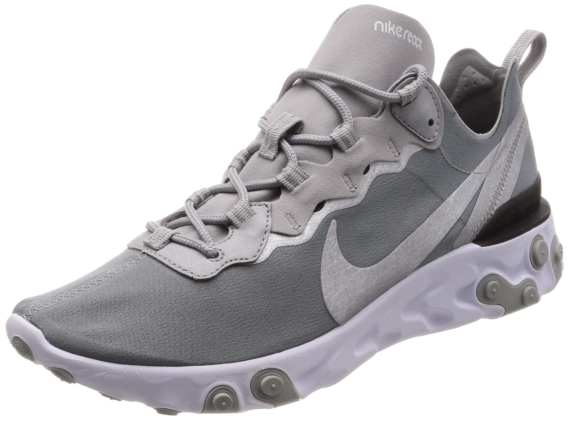 Nike React Element 55 Men's Running Shoes - Lightweight Cushioned Sneakers for Jogging, Gym Workouts & Everyday Wear