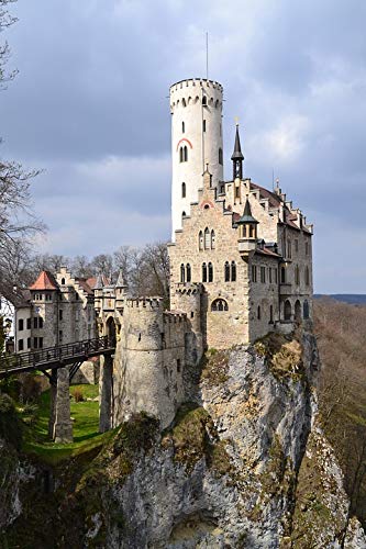 20x30 Inch Medieval German Architecture Laminated Poster - Vibrant Colors & High-Quality Print - Perfect for Home, Office, or Classroom Decor - Wall Art for History Enthusiasts & Interior Design