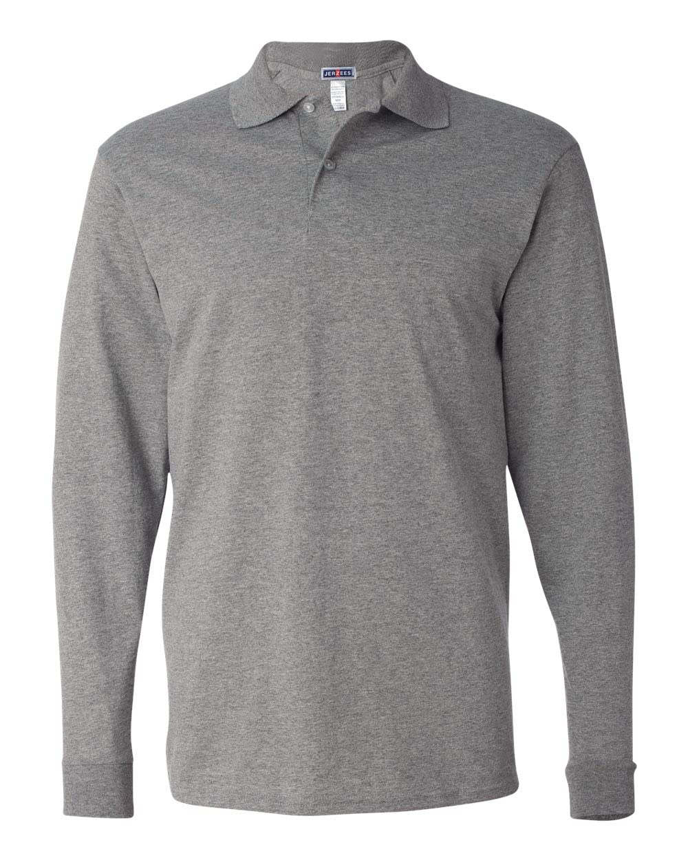 Men's Long Sleeve Polo Shirt with Back Snap - Comfortable Casual Button Down Shirt for Work, Golf & Everyday Wear