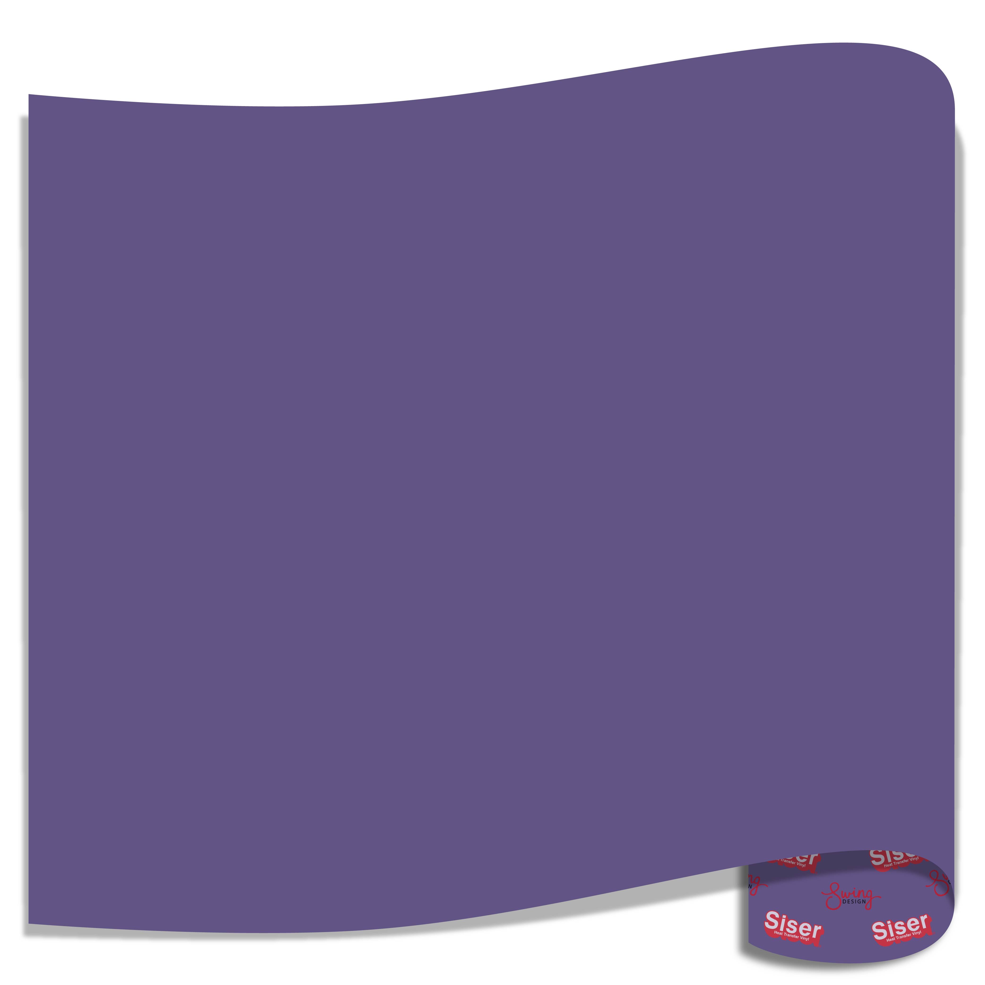 Siser EasyWeed Heat Transfer Vinyl (HTV) - Wicked Purple | DIY T-Shirt, Hoodie & Apparel Customization for Crafting & Small Business