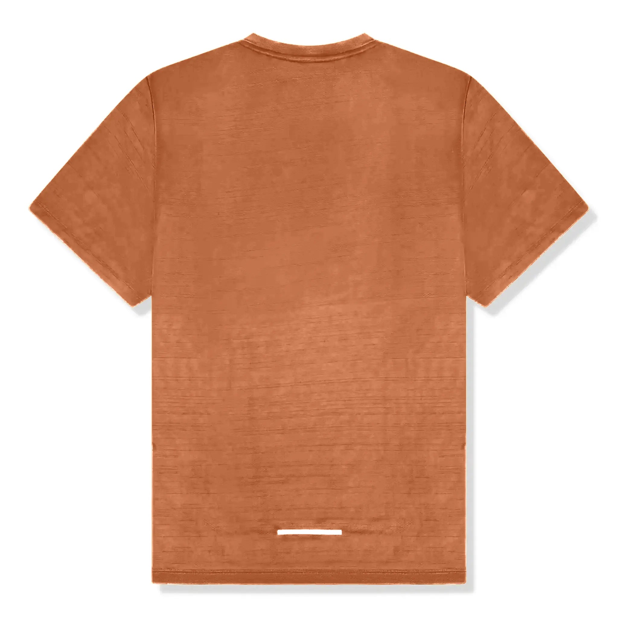 Nike Dri-FIT 1.0 Dark Russet Miler Running T-Shirt for Men - Moisture-Wicking Athletic Shirt for Running, Gym & Workouts - Lightweight Performance Tee for Jogging & Training