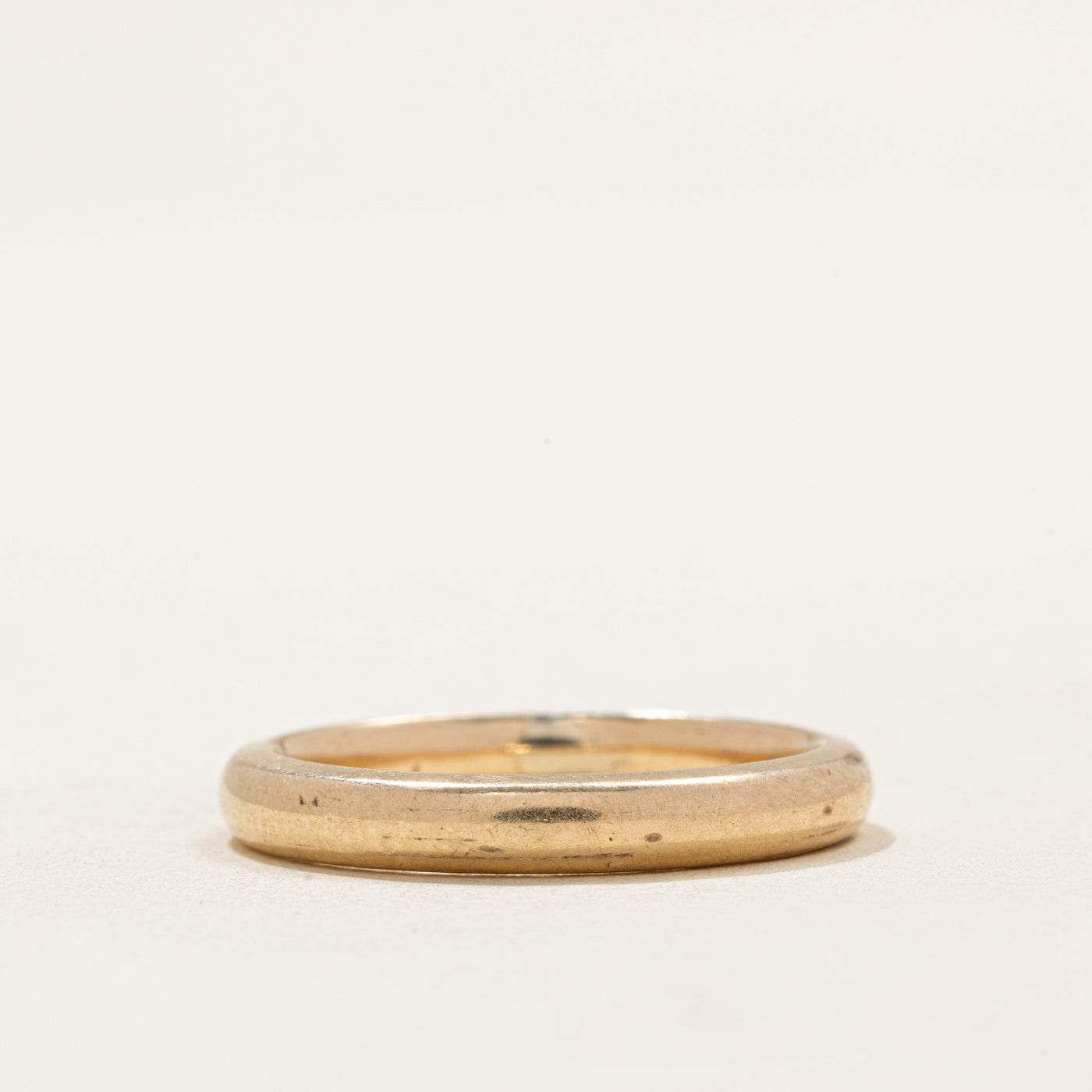 Vintage 1942 Birmingham 9K Yellow Gold Wedding Band - 2.95mm Thin Comfort Fit Ring - Size 6 - Perfect for Anniversary, Engagement & Classic Wedding Jewelry Gifts