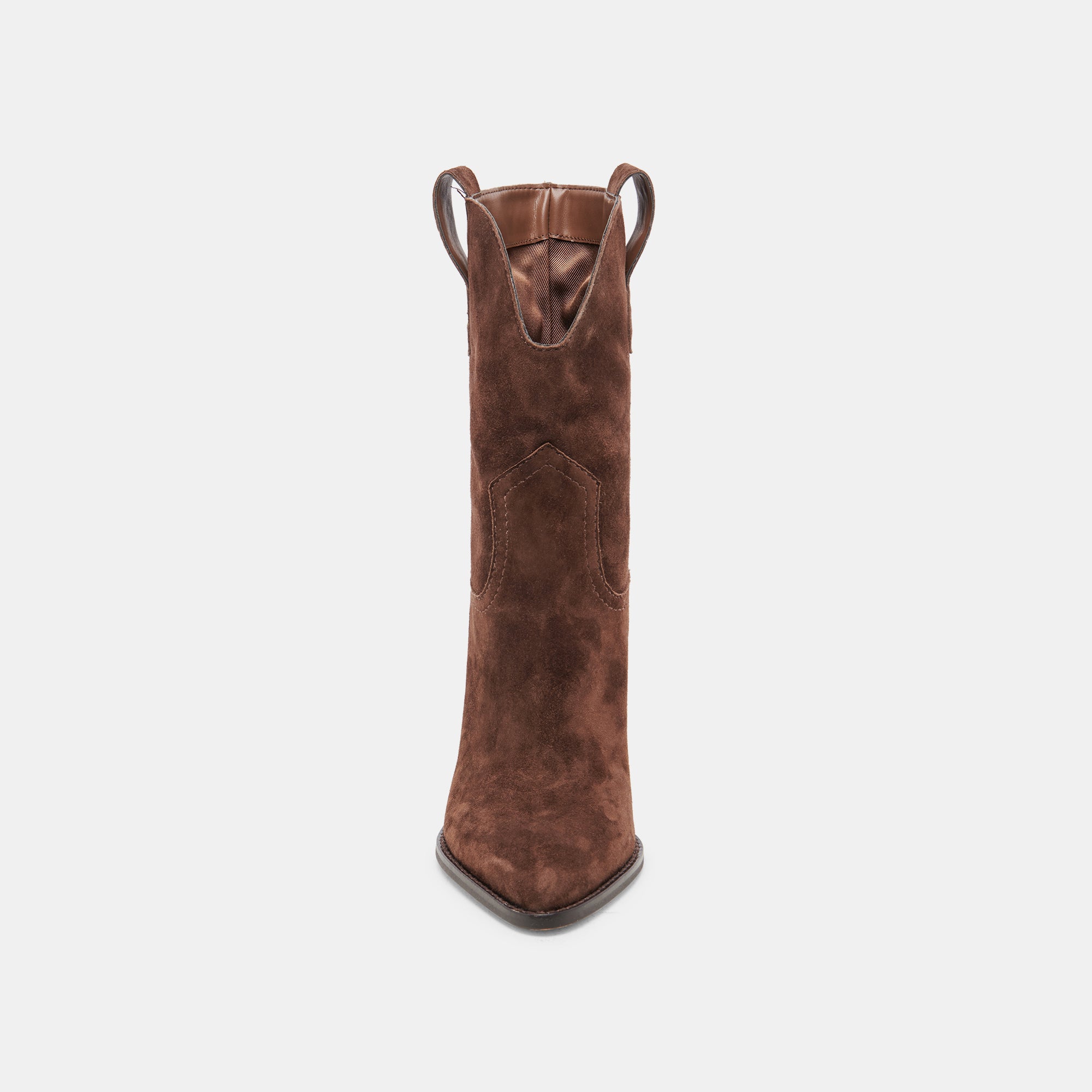 JESSEY BOOTS DK BROWN SUEDE - Premium Suede Leather Ankle Boots for Women, Comfortable & Stylish Fall/Winter Fashion Footwear - Perfect for Casual Outings, Office Wear & Date Nights