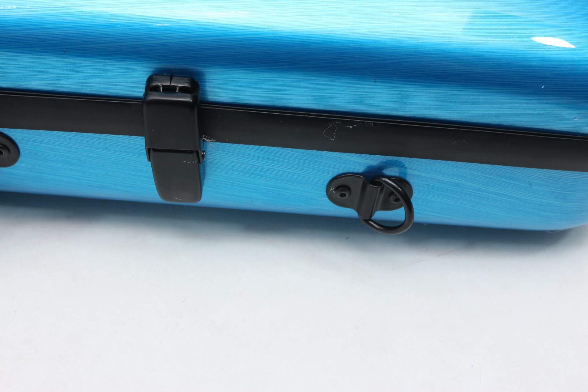 Premium 4/4 Full Size Hard Shell Violin Case - Waterproof Travel Protection with Stylish Blue Surface Texture Design | Perfect for Music Students, Performers & Airplane Travel