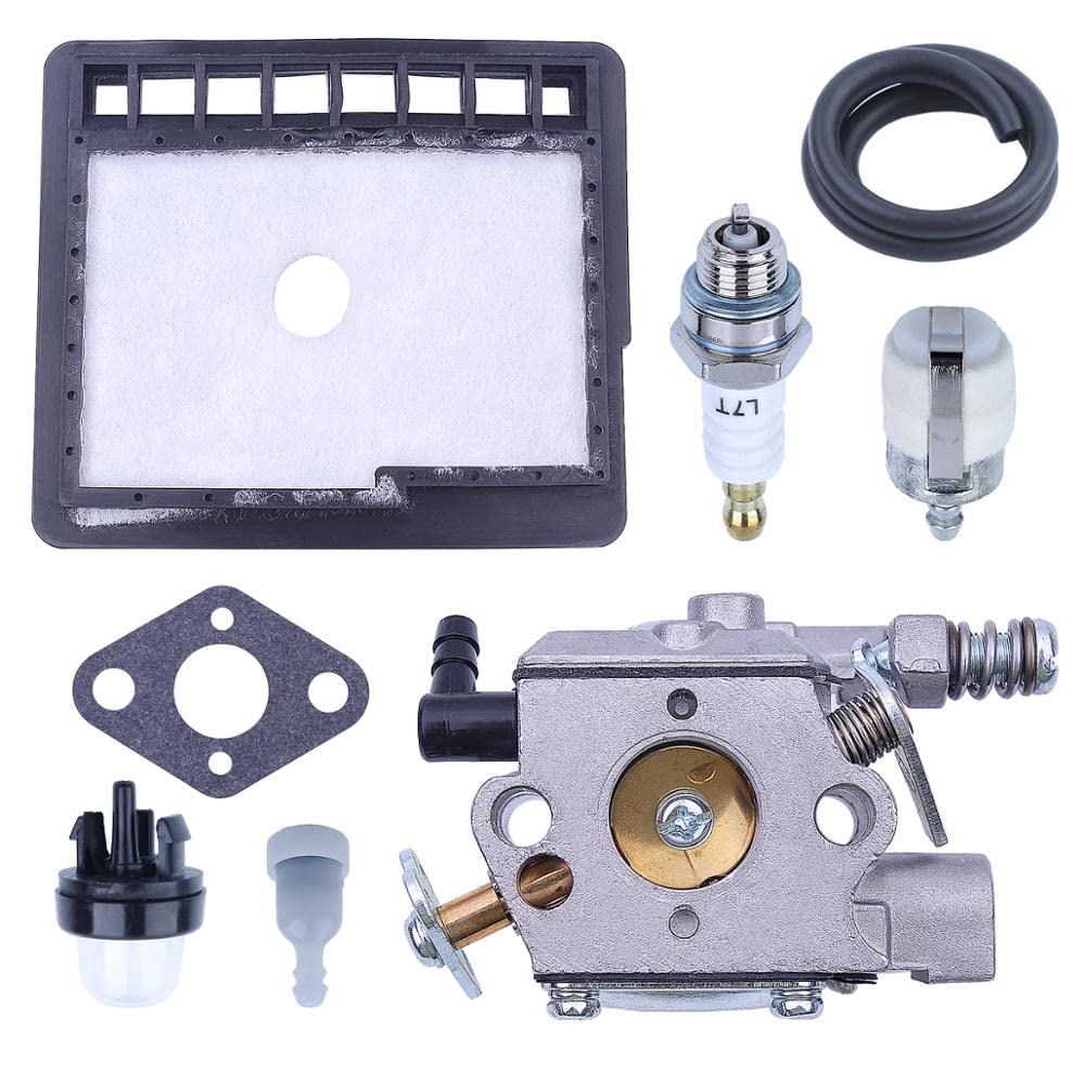 Echo Chainsaw Carburetor Air Filter Fuel Line Adjustment Kit - Compatible with CS301 CS305 CS306 CS340 CS341 CS345 CS346 - Replacement for 90076 90149Y - Perfect for Garden Tools & Chainsaw Maintenance