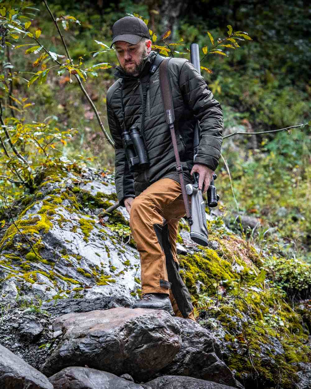 Deerhunter Moor Padded Softshell Jacket - Waterproof Windproof Hunting Jacket for Men - Perfect for Outdoor Hunting, Hiking & Winter Activities