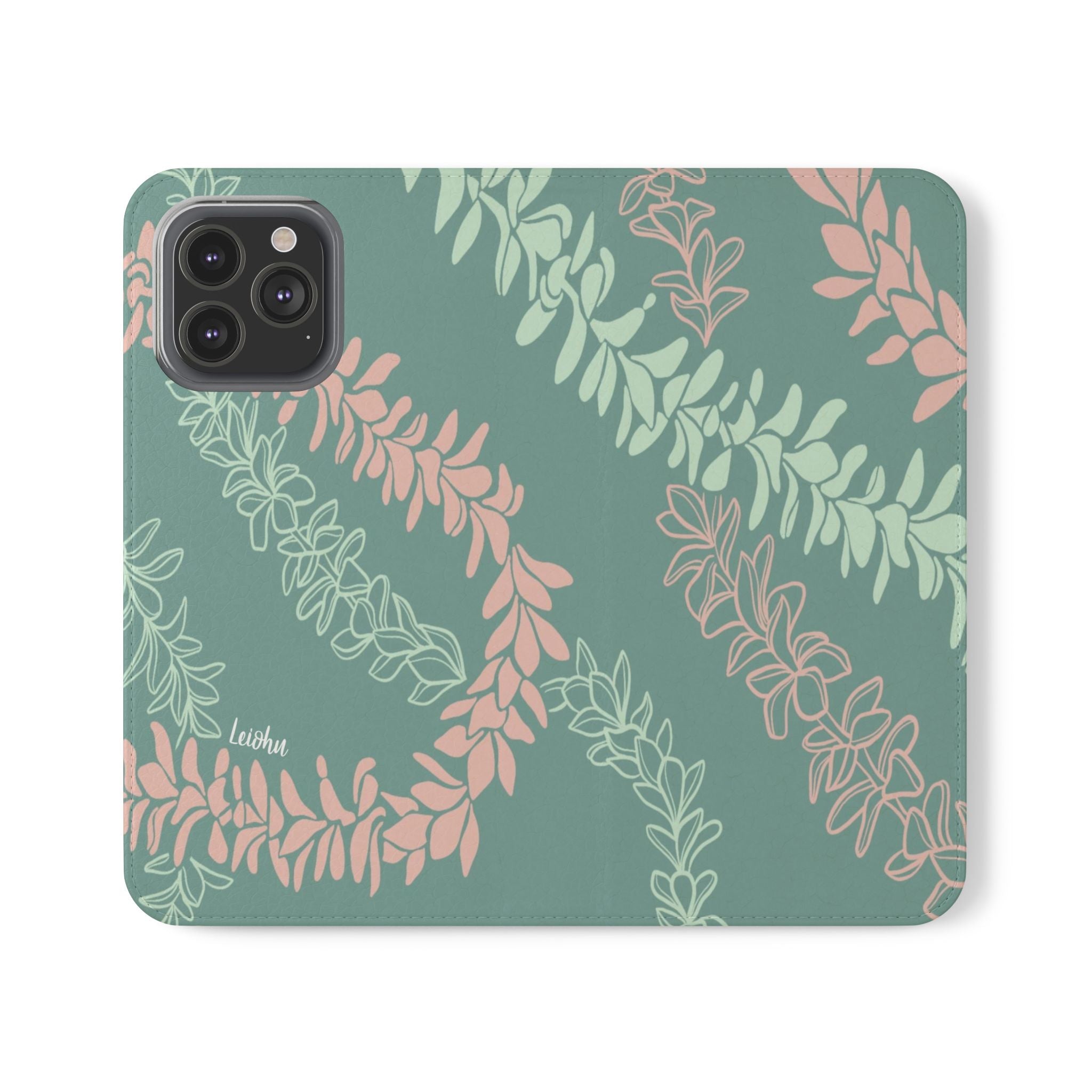 Groovy Pua Melia Folio Case for iPad - Premium PU Leather Protective Cover with Hand Strap, Stand Function & Card Slots - Perfect for Work, Travel & School