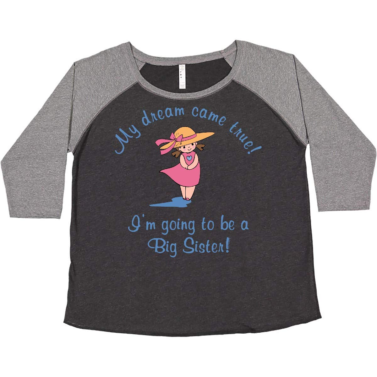 Dream Future Big Sister Women's Plus Size T-Shirt - Comfortable & Stylish Sibling Gift for Pregnancy Announcement & Family Celebrations