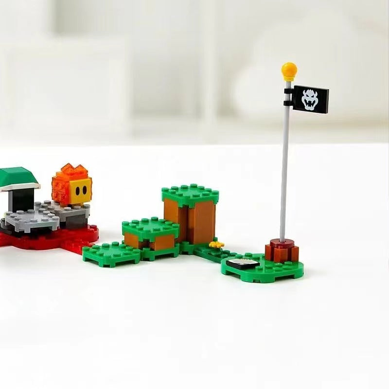133 pcs Whomp’s Lava Trouble Expansion Set - Super Mario Board Game Accessory for Family Game Night & Kids Party Fun