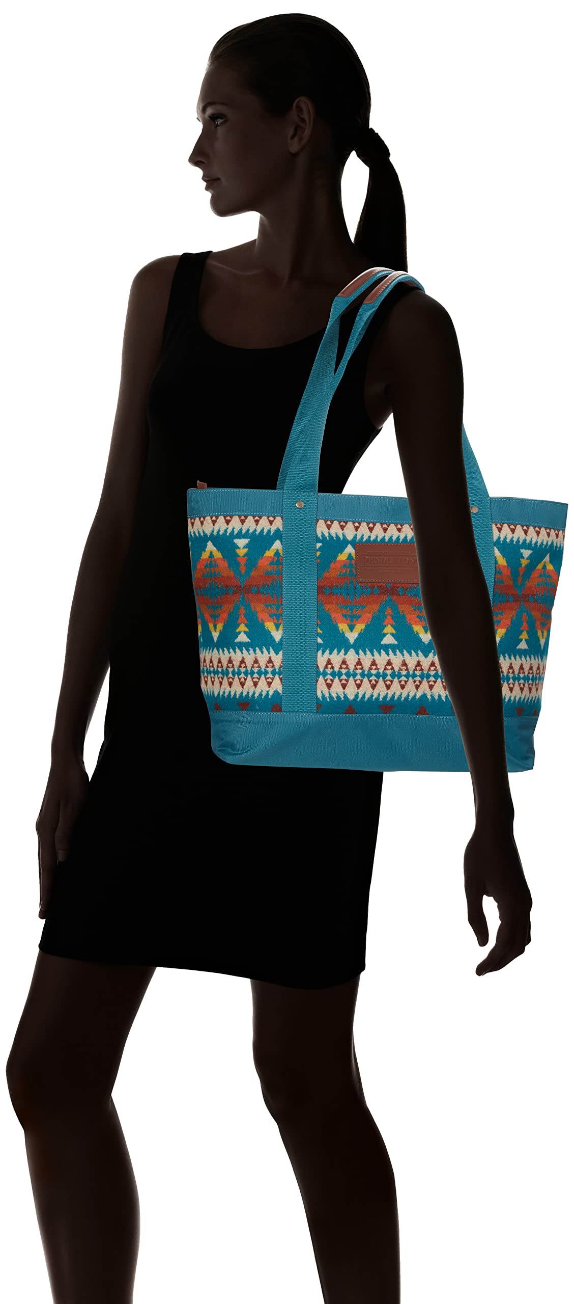 PENDLETON Zip Tote Bag - Waterproof & Durable Travel Tote with Secure Zipper Closure - Perfect for Work, Gym, Beach & Weekend Getaways